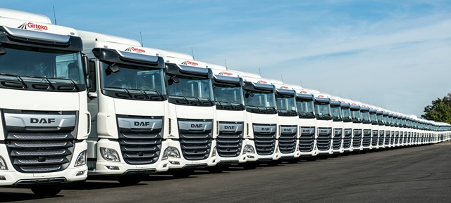 Girteka Lojistik’e 1500 DAF XF daha