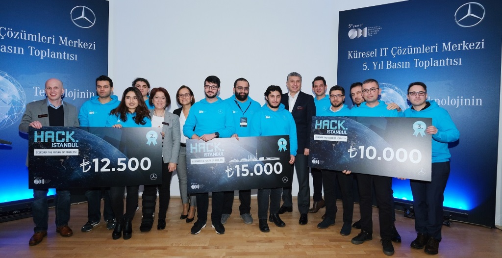 Mercedes, HACK.ISTANBUL finalistlerini ödüle boğdu