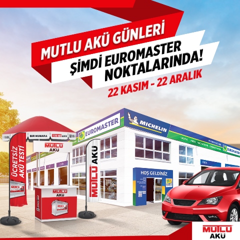 Euromaster ve Mutlu Akü’den Ortak Kampanya!