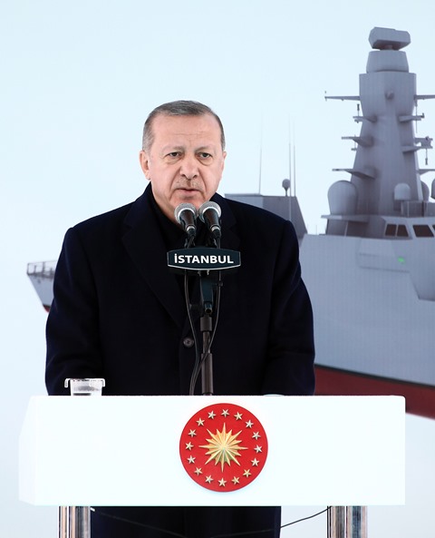 Ve... ilk istihbarat gemimiz denize indi