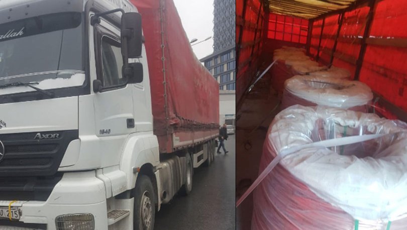 Polis, TIR'ın kapakları açılınca voliyi gördü