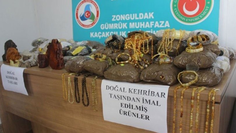 TIR dorsesinde 43 bin 170 kilo kehribar taşı