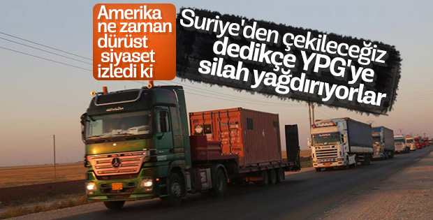 ABD'nin 300 TIR'ı, Irak'tan Suriye Kamışlı'ya gitti