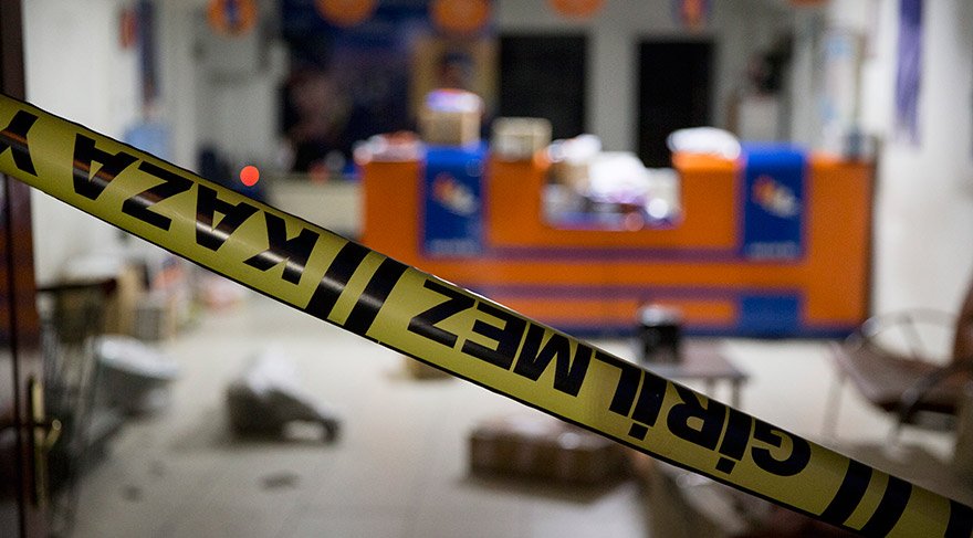 Kargo şubesinde zehirli gaz paniği