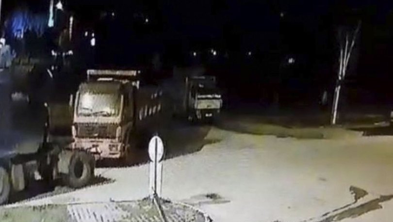 Akıl almaz hırsızlık:Kamyonu çekiciye bağlayıp çaldı