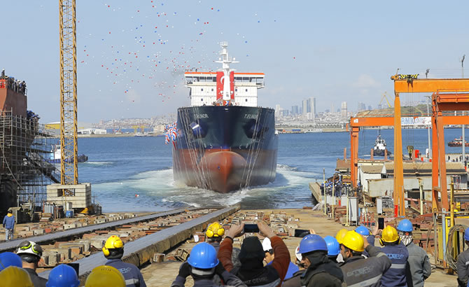 RMK Marine,‘T. ELENOR’u denize indirdi