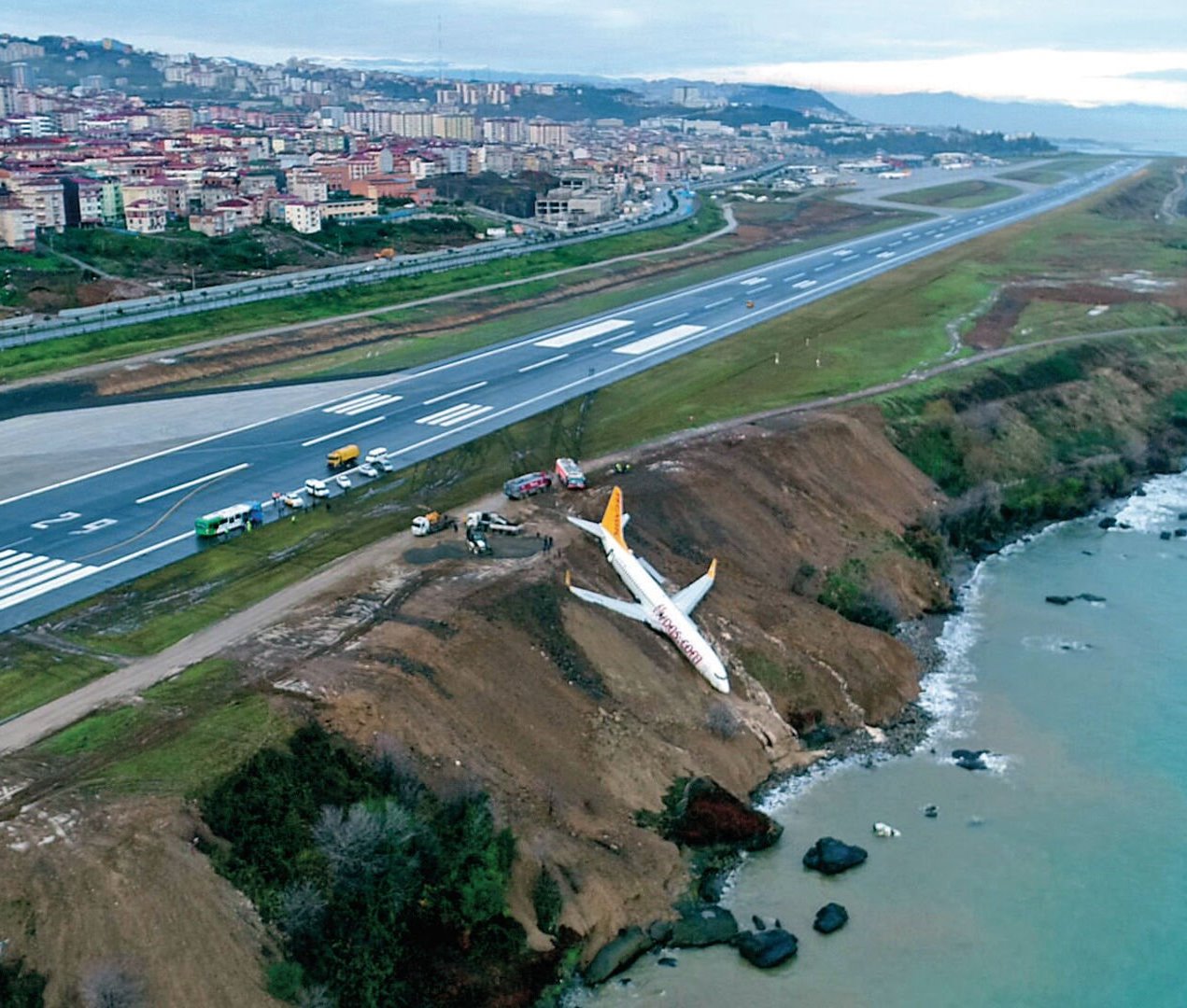 Trabzon Havalimanı uçuşa kapatıldı