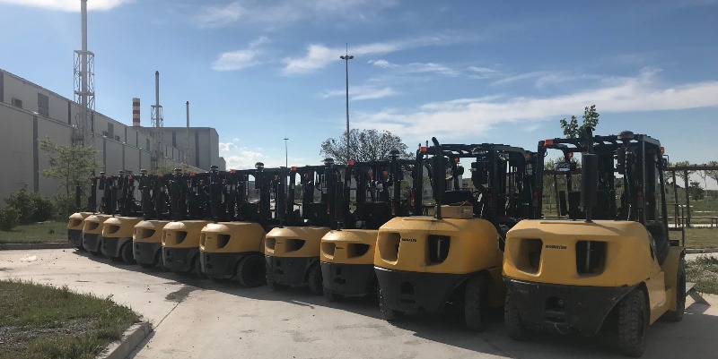 Kar Maden ilk forklift alımında Komatsu'yu tercih etti