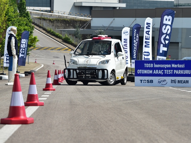 Sürücüsüz araç test parkuru kullanıma açıldı