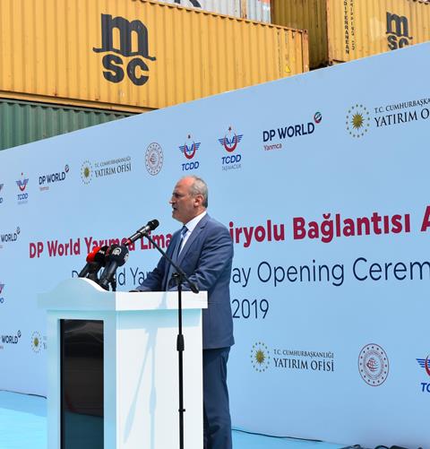 DP World, ilk tren yüklemesini Medlog Lojistik'e yaptı