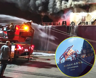 Kıran Holding'in gemisinde yangın