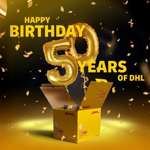 DHL 50'inci yaşını kutluyor