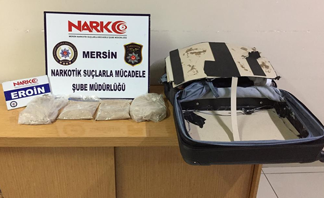 Taşucu Limanı'nda eroin operasyonu