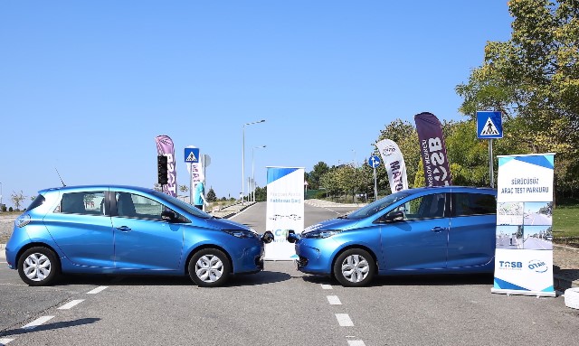 Sürücüsüz Araç Test Parkuru'nda ilk teste tam not