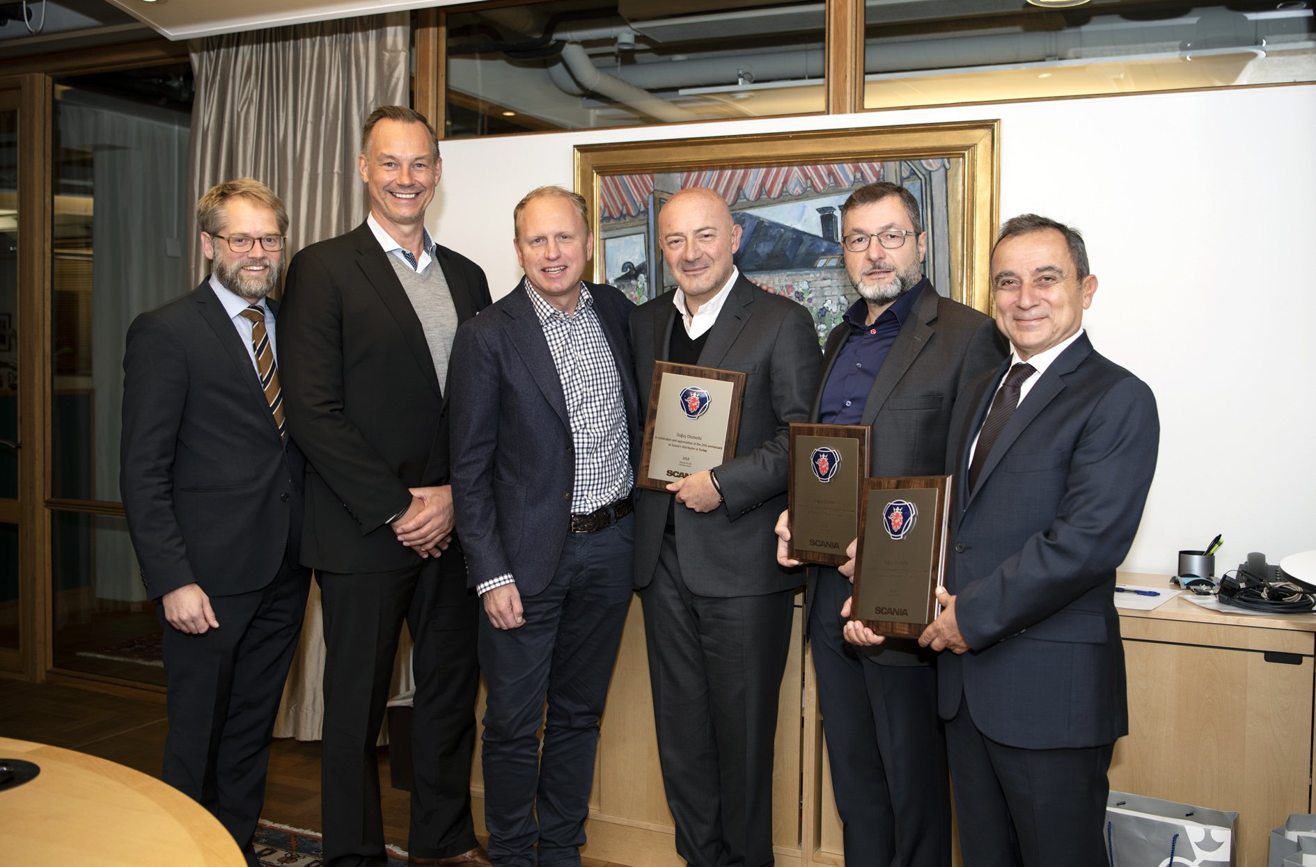 Doğuş Otomotiv yönetiminden Scania'ya ziyaret