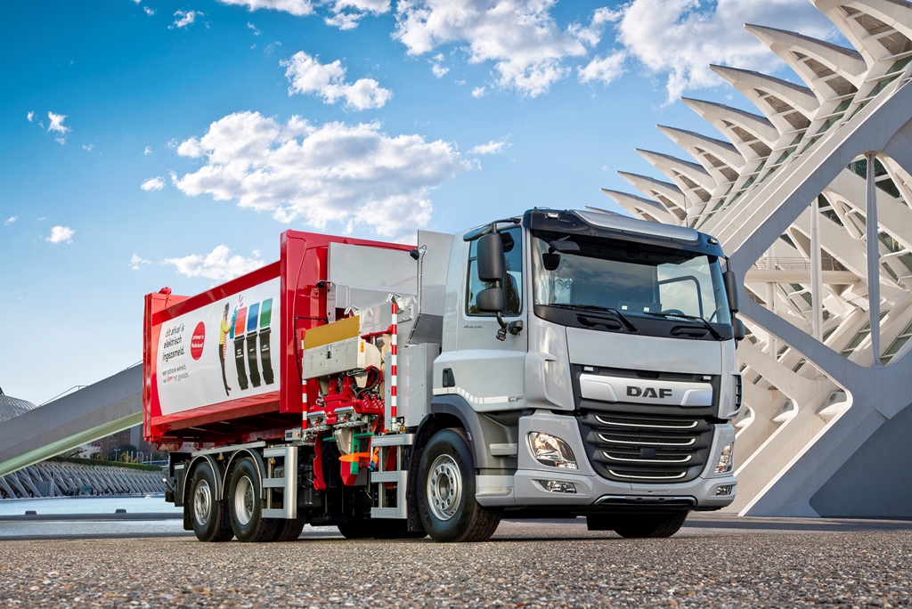 DAF’ın elektrikli çöp kamyonu testler için hazır