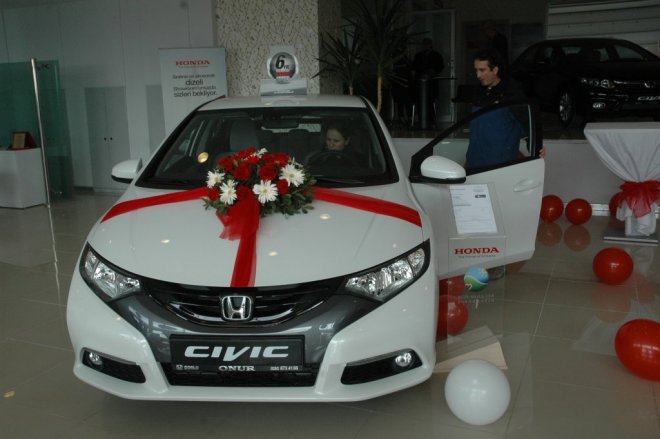 Yeni Honda Civic Çorlu'da tanıtıldı