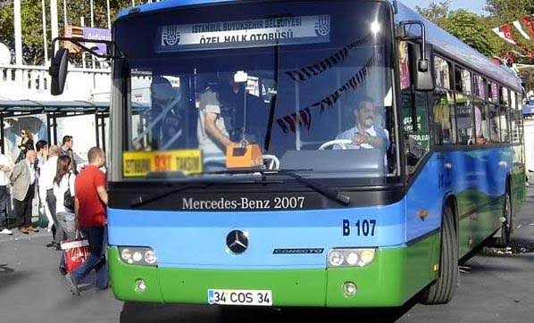 Özel halk otobüslerine hasılat esaslı vergi