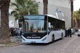 Çeşme’de belediye otobüslerine binmek bedava
