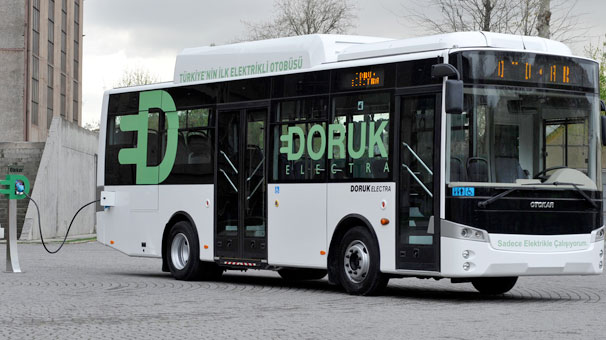 İlk elektrikli otobüs gün sayıyor