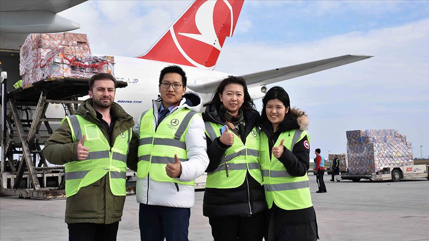 Turkish Cargo, Çin'e insani ve tıbbi yardım taşıdı