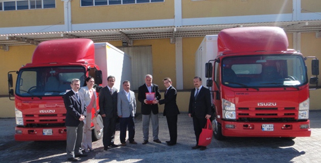 Isuzu’dan Sümer Lojistik’e 9 adet NPR3D kamyon
