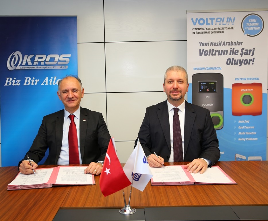 Kros Otomotiv ve Voltrun'dan stratejik ortaklık