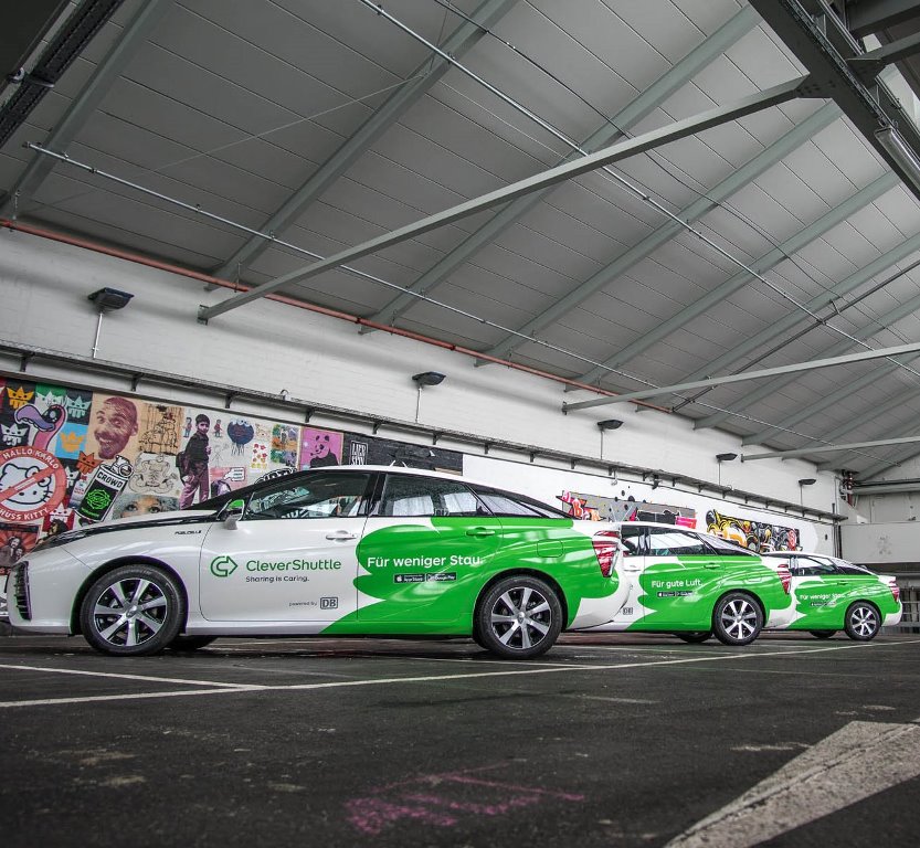 CleverShuttle, Toyota Mirai ile 5 milyon km yol yaptı