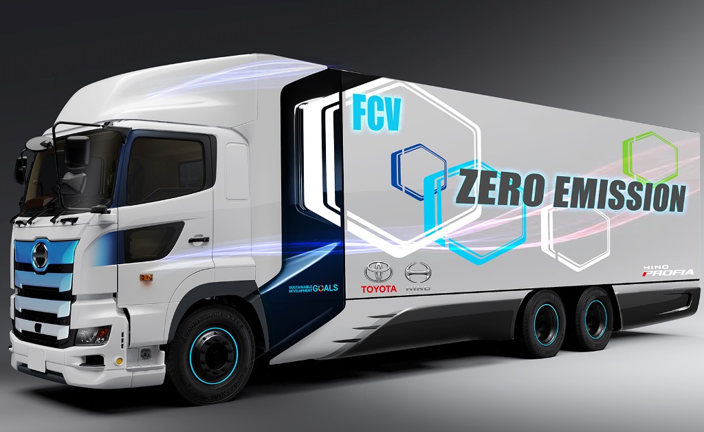 Toyota ve Hino'dan 600 km menzilli, hidrojenli ağır ticari