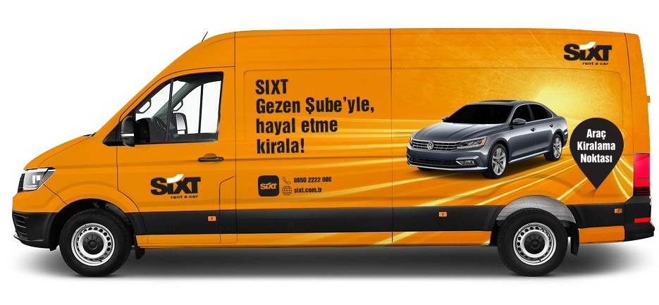 SIXT rent a car, “Gezen Şube” ile Türkiye yollarında