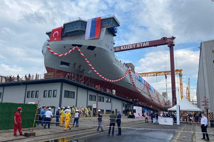 Rusya’nın ilk LNG’li Ro-Ro’su Türkiye’de yapılıyor