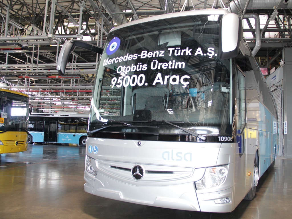 Mercedes-Benz Türk, 95.000’inci otobüsünü üretti