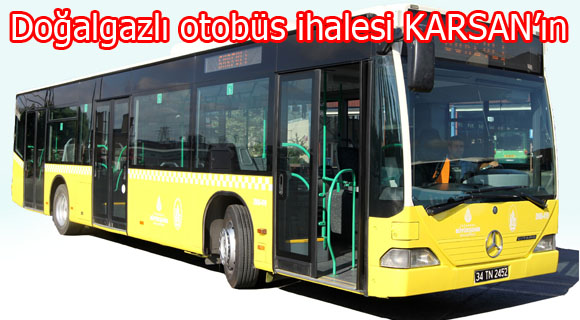 Doğalgazlı otobüs ihalesi KARSAN’ın