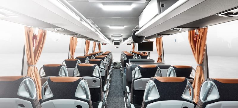 Mercedes'in Setra otobüsleri yeni filtre sistemiyle daha güvenli