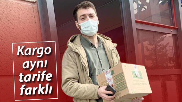 4 kiloluk kargo paketine kimi 22, kimi 98 lira istedi