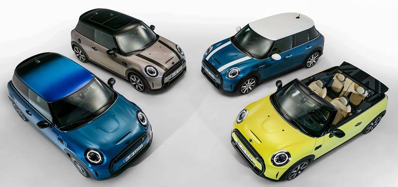 MINI'lerin 3 kapı, 5 kapı ve Cabrio modelleri gün yüzüne çıktı