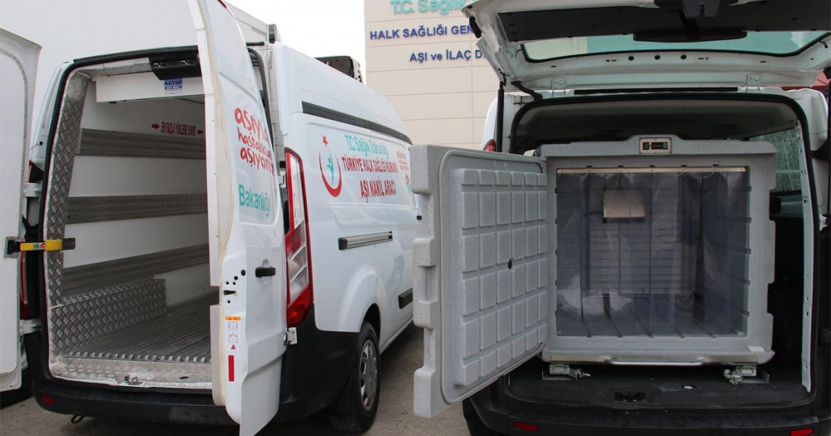 Covid-19 aşılarını işte bu araçlar taşıyacak