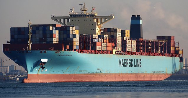 Maersk gemisi yüzlerce konteyner kaybetti
