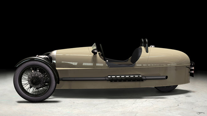Üç tekerlekli otomobilde Autodesk imzası