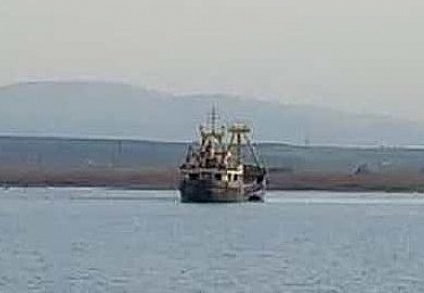 Türk bayraklı gemi Çanakkale'de karaya oturdu