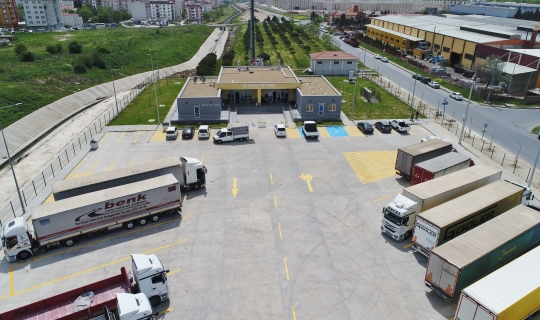 Çerkezköy OSB TIR parkı faaliyete geçti
