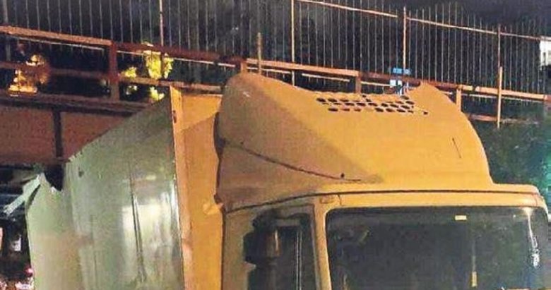 Yine bir alt geçit yüksekliğine dikkat etmeme kazası