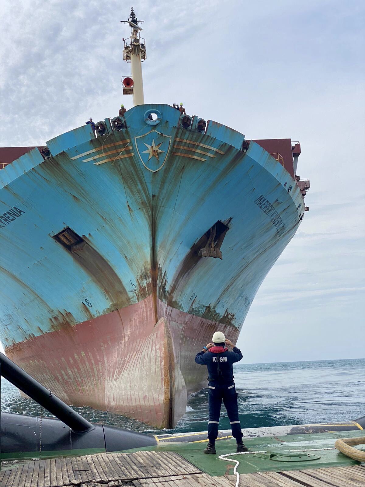 Maersk gemisi Türkeli Feneri açıklarında makine arızası yaptı