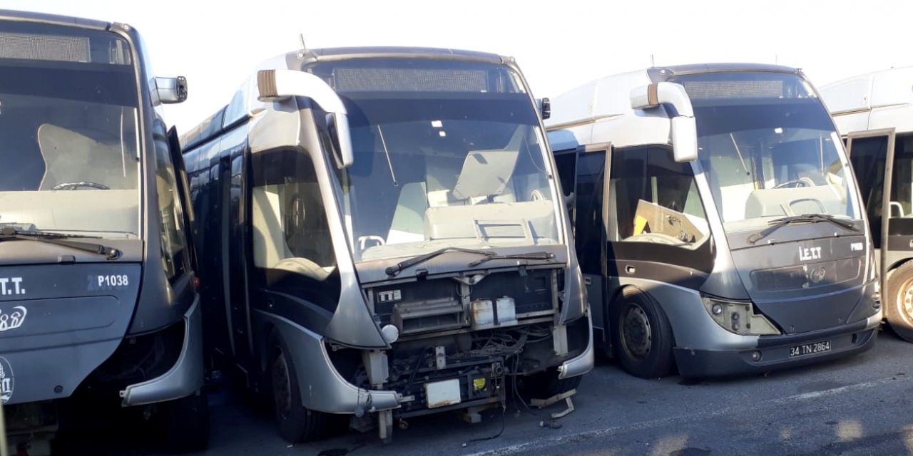 Tanesine 1 milyon 265 bin avro ödenen 50 otobüs çöp oldu