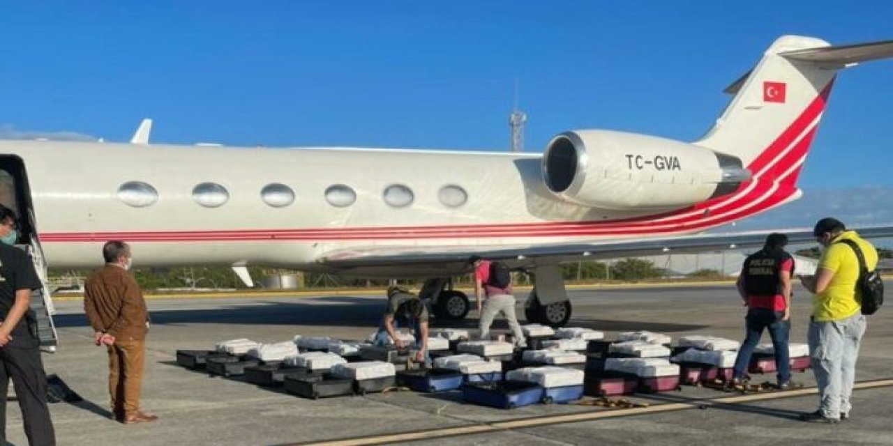Ata uçağında 1304 kilo kokain yakalandı