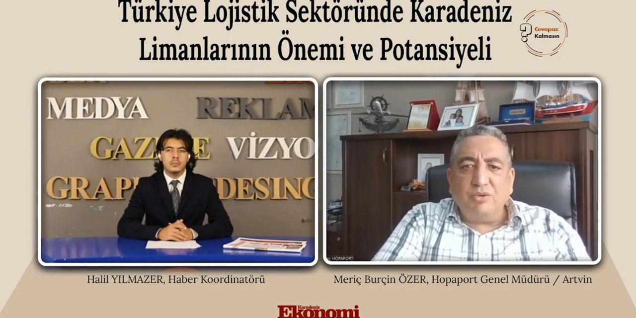 HOPAPORT Genel Müdürü Özer, özel limanların sesi oldu