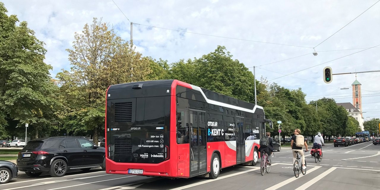Otokar’ın elektrikli otobüsü Münih’te