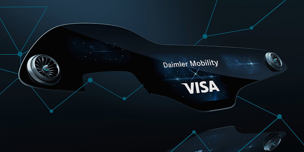Daimler-Visa küresel işbirliği arabaları mobil ödeme cihazına dönüştürecek