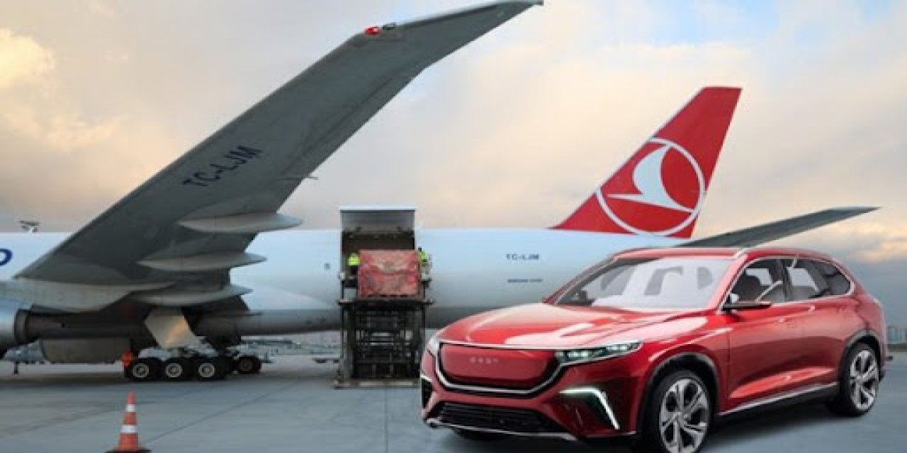 TOGG, Turkish Cargo uçağına bindi, Amerika'ya doğru yola çıktı