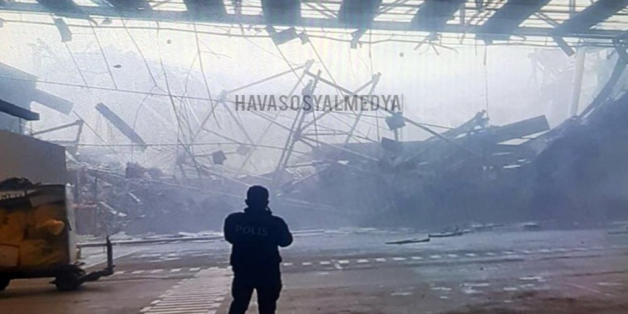 İstanbul Havalimanı Kargo Terminali'nin çatısı çöktü